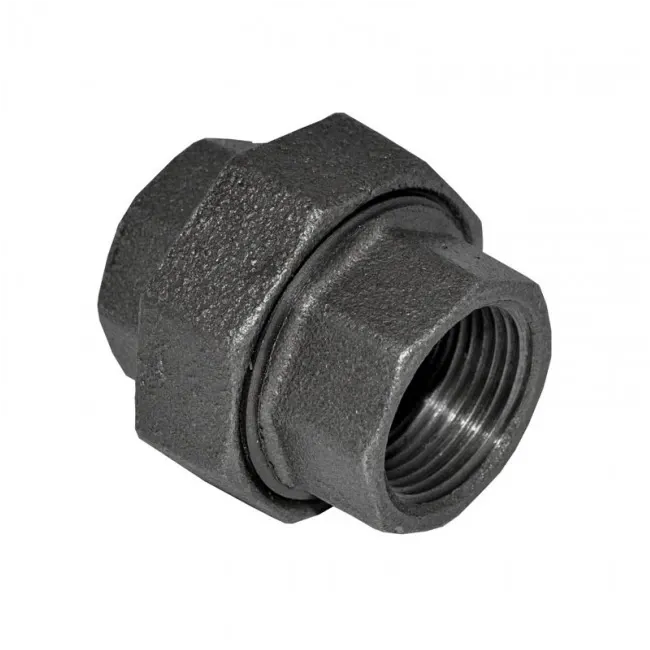 NEEI. Black Iron Steel Pipe Union Fitting